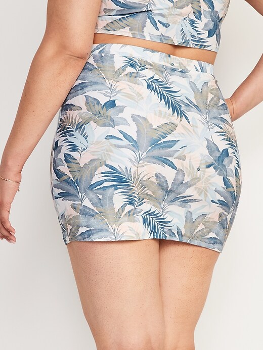 High-Waisted Tube Swim Skirt