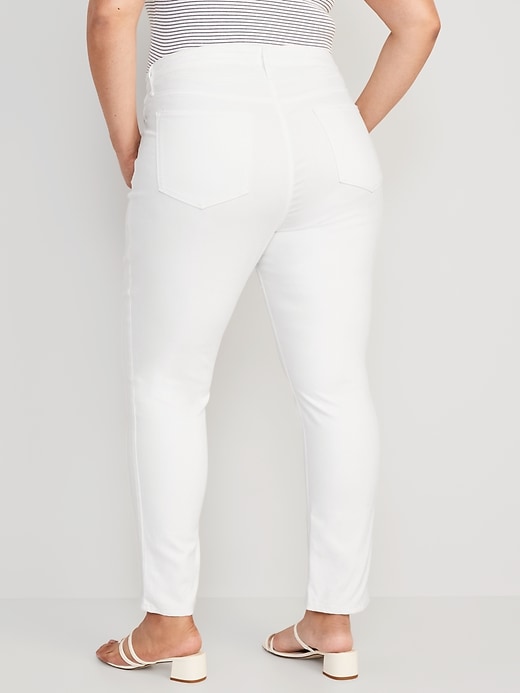Image number 8 showing, High-Waisted Wow Straight White Jeans