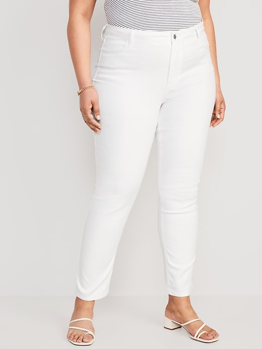Image number 7 showing, High-Waisted Wow Straight White Jeans