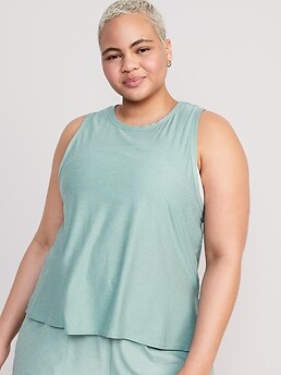 Sleeveless Cloud 94 Soft Slub-Knit T-Shirt for Women