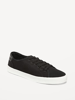 Navy canvas deals sneakers