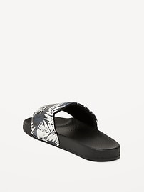 Faux-Leather Pool Slide Sandals for Boys | Old Navy