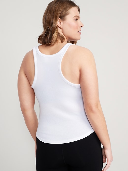 Image number 6 showing, UltraLite Rib-Knit Racerback Tank Top