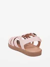 View large product image 3 of 4. Chunky Fisherman Sandals for Toddler Girls