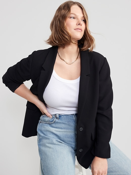 Image number 3 showing, Fitted Scoop-Neck Rib-Knit T-Shirt