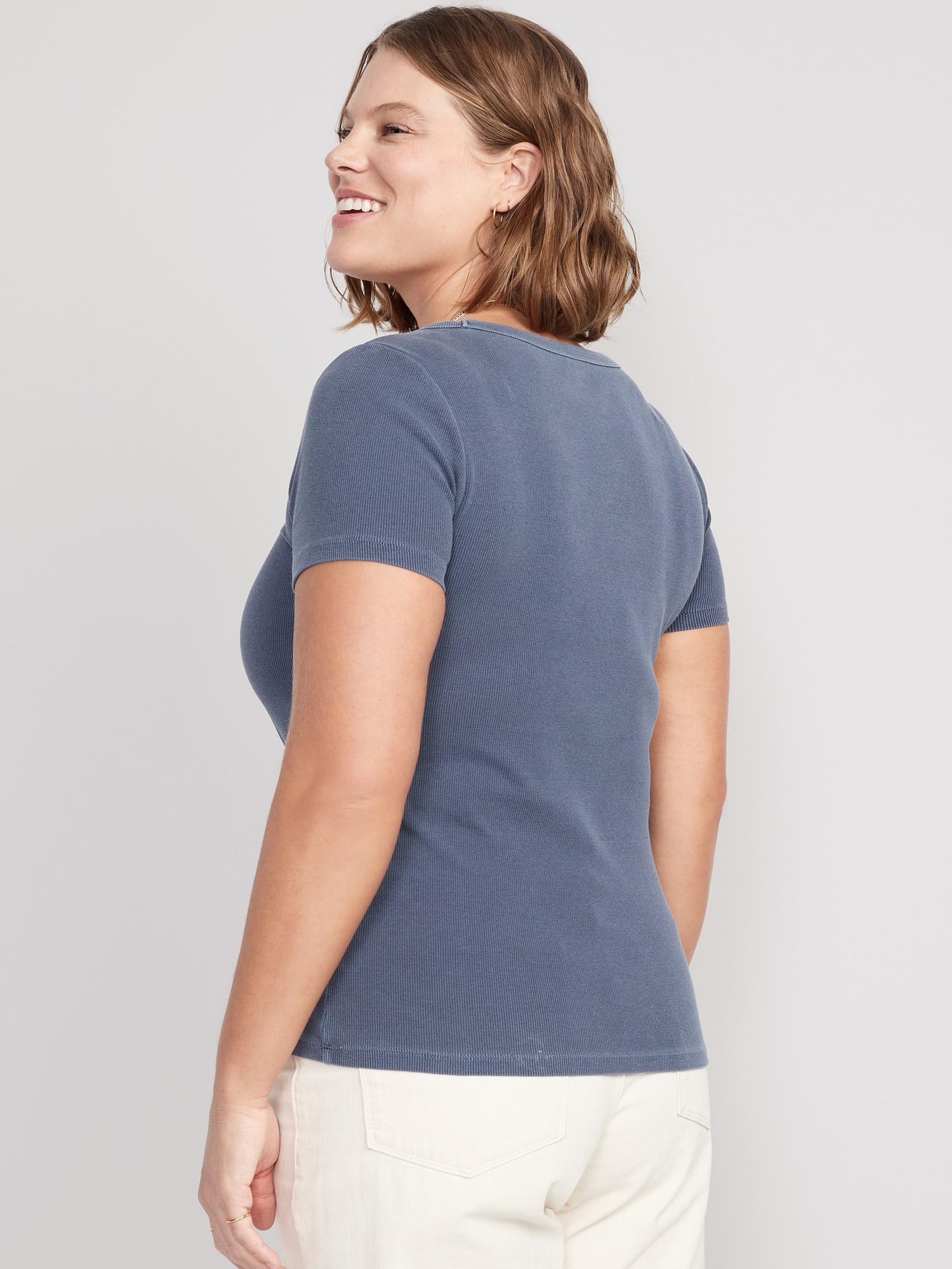 Fitted Scoop-Neck T-Shirt | Old Navy