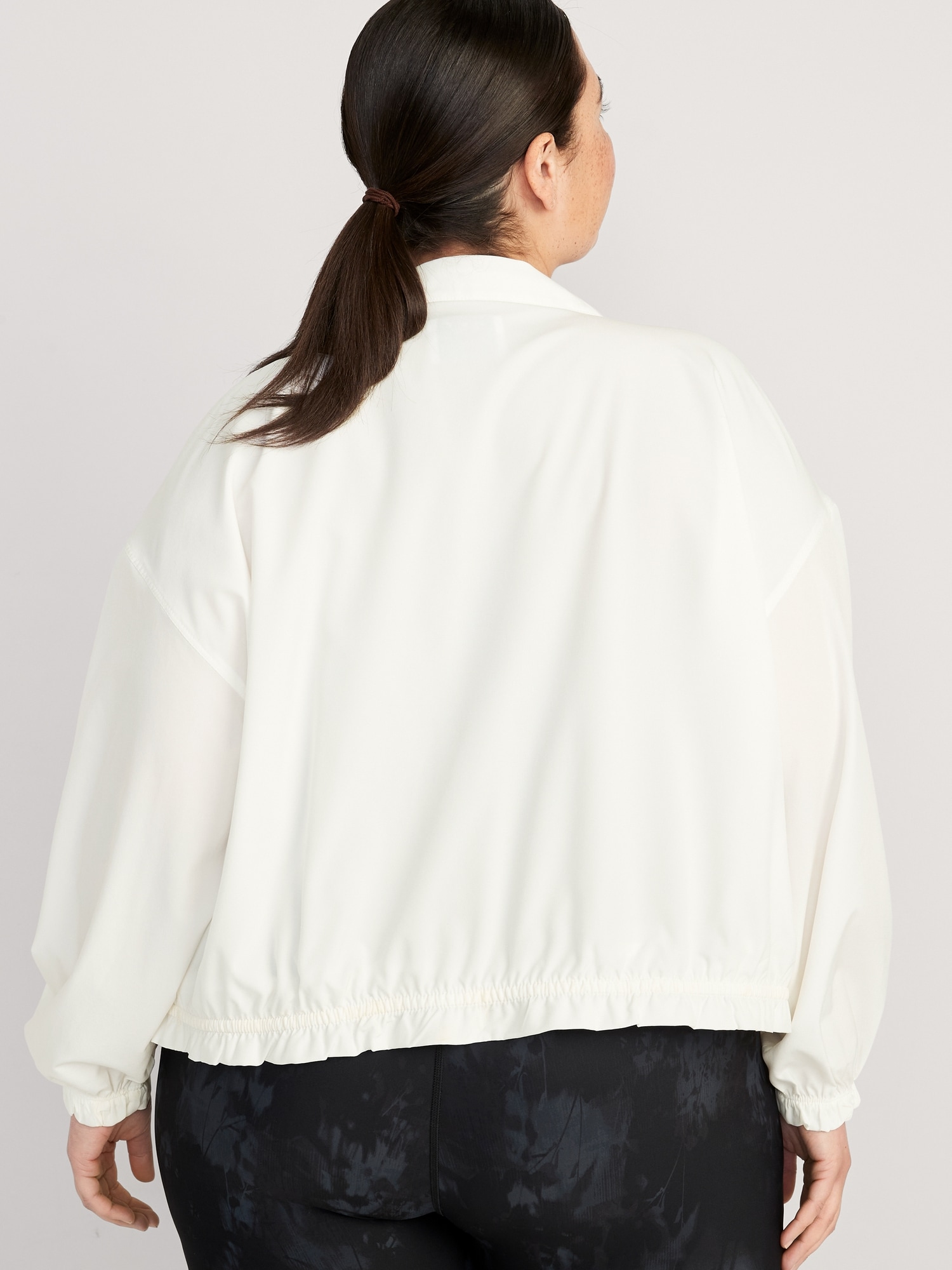 StretchTech Packable Ruffle-Trim Jacket for Women | Old Navy
