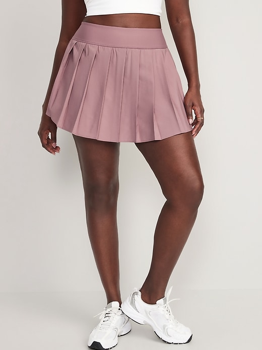 Sunkissed Pleated Recycled Polyester Skort