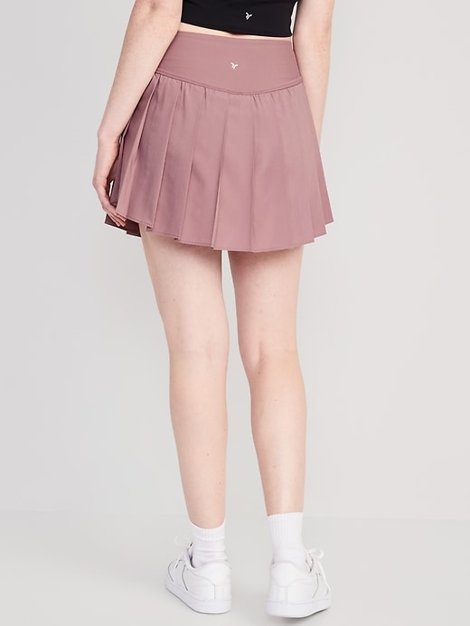Image number 2 showing, High-Waisted StretchTech Pleated 2-in-1 Skort