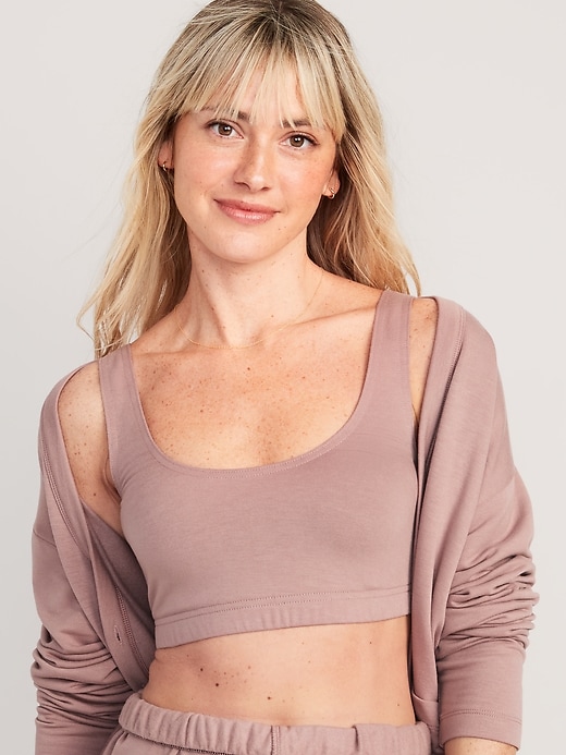 Fleece lounge top sale