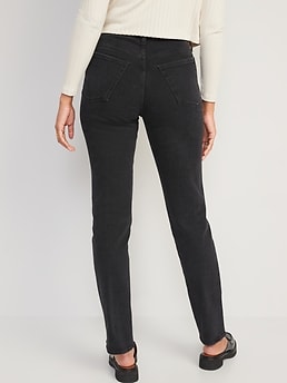 High waisted black hot sale jeans old navy