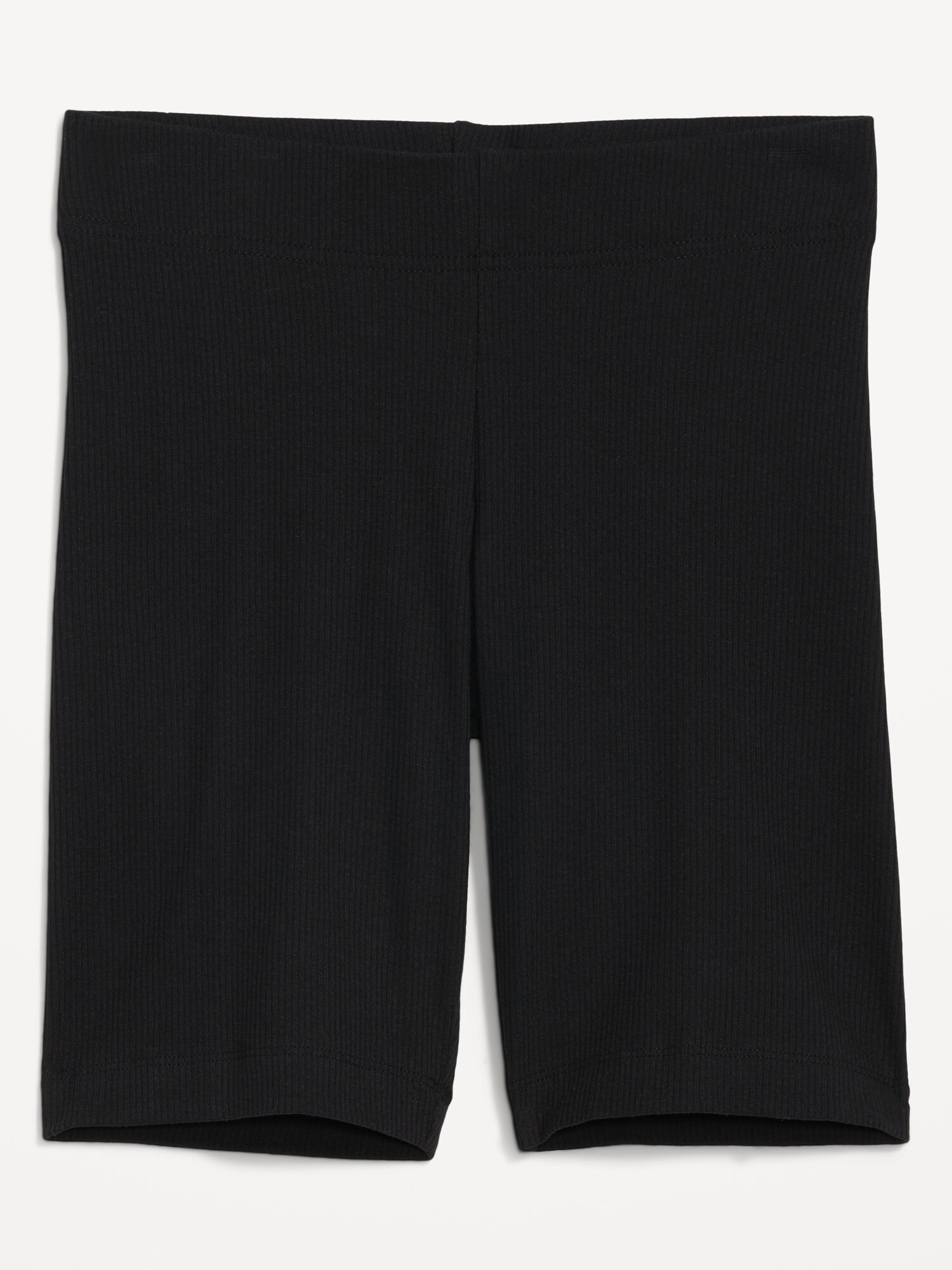rib knit biker shorts
