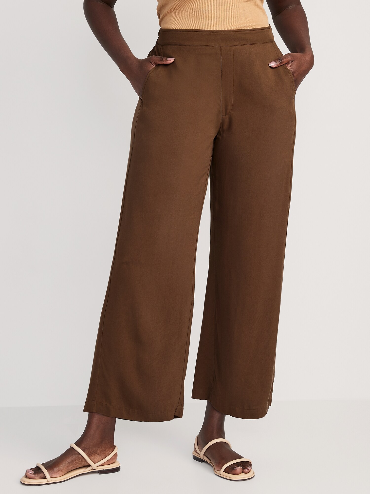 High-Waisted Playa Wide-Leg Pants | Old Navy