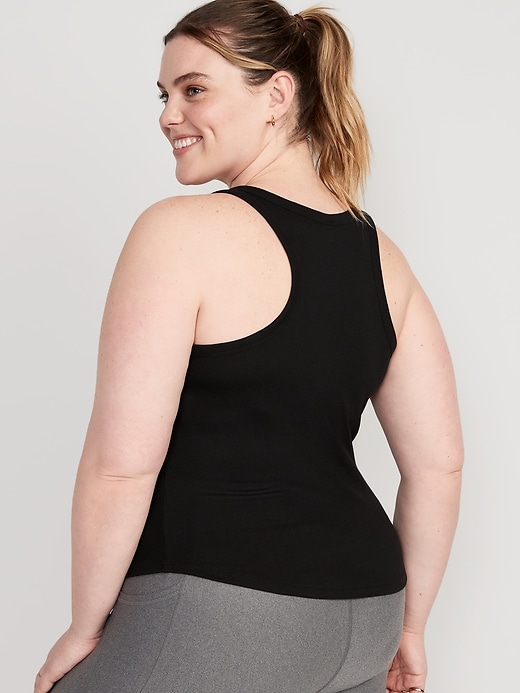 L'image numéro 8 présente Camisole UltraLite à dos nageur en tricot côtelé pour Femme