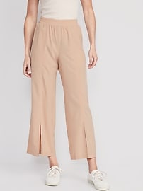 Golden-button stretch pant, Contemporaine, Shop Women%u2019s Wide-Leg  Pants Online in Canada