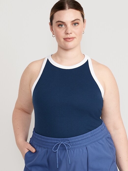 Bibiy. ビビィ ROSETTE TANK TOP NAVY Bibiy. ビビィ ROSETTE TANK TOP