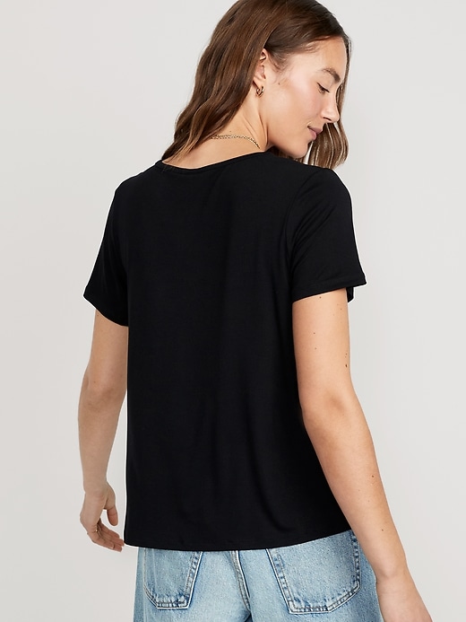 Image number 2 showing, Luxe V-Neck T-Shirt