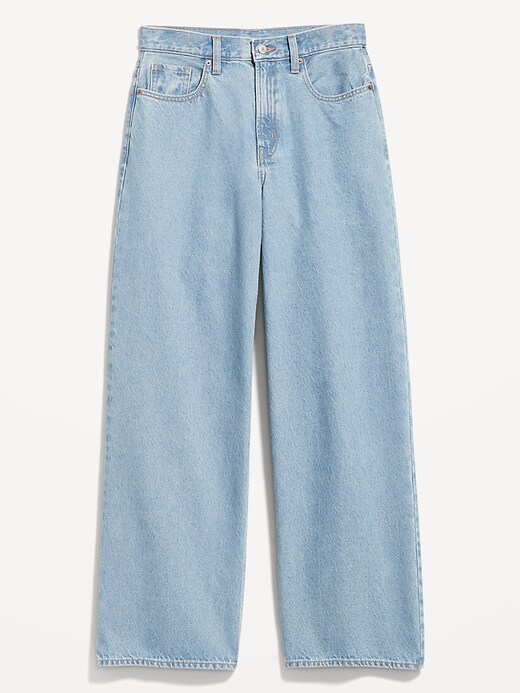 Image number 4 showing, Extra High-Waisted Baggy Wide-Leg Jeans
