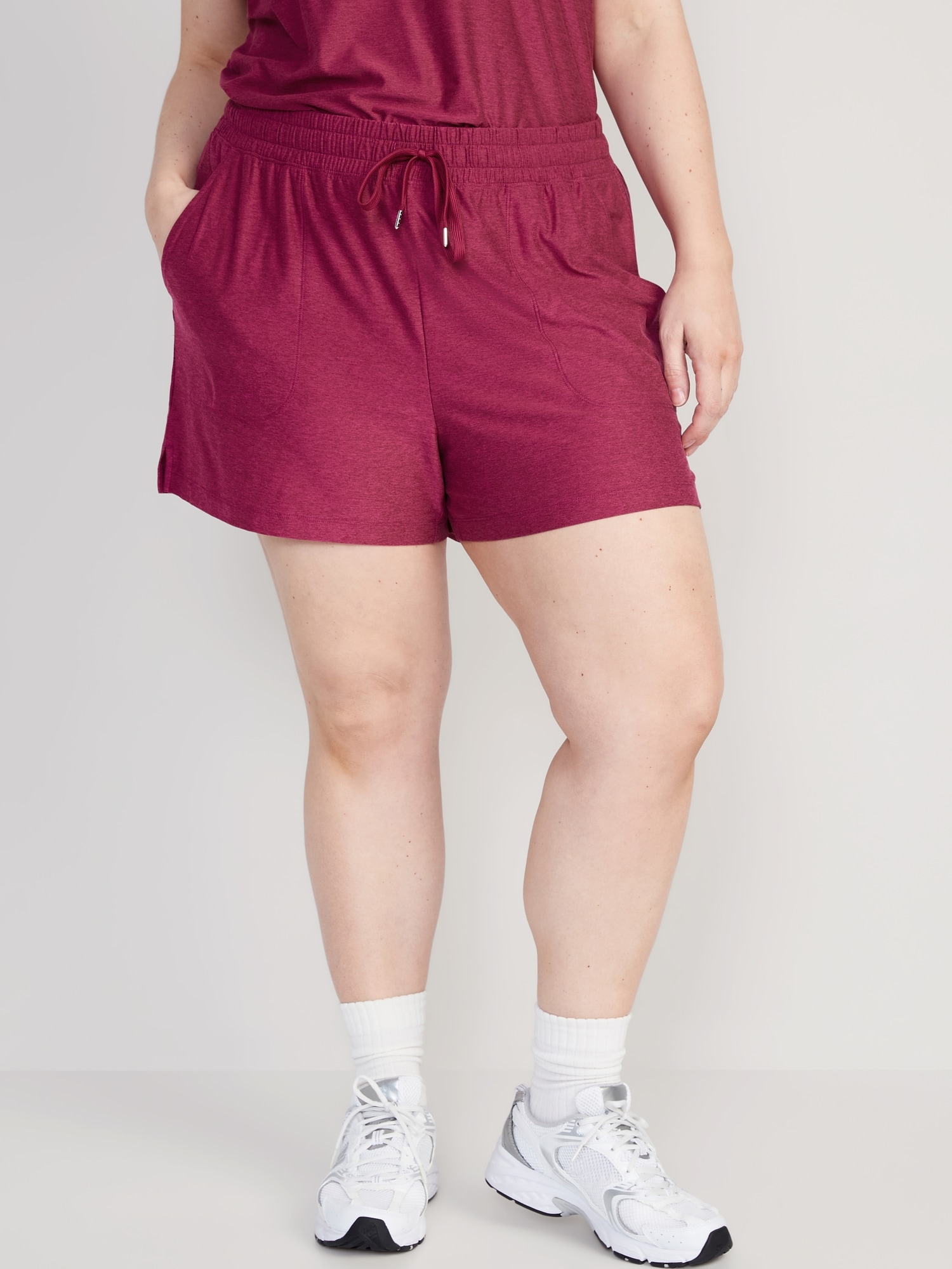 Plus size deals soft shorts