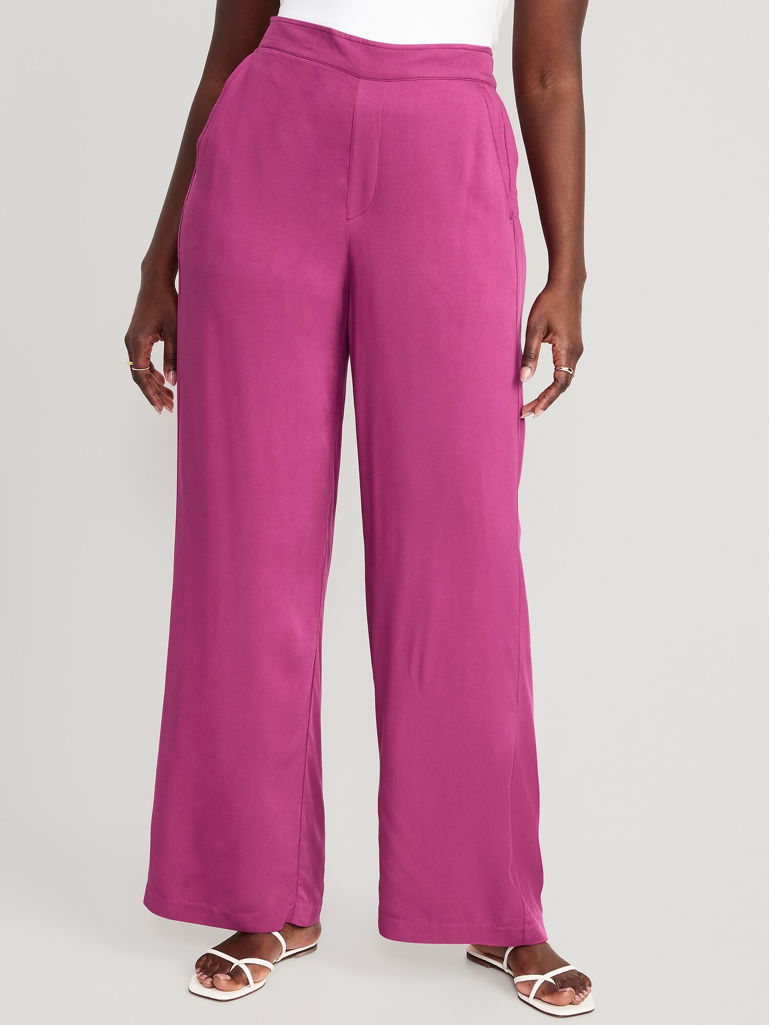 High-Waisted Playa Wide-Leg Pants | Old Navy