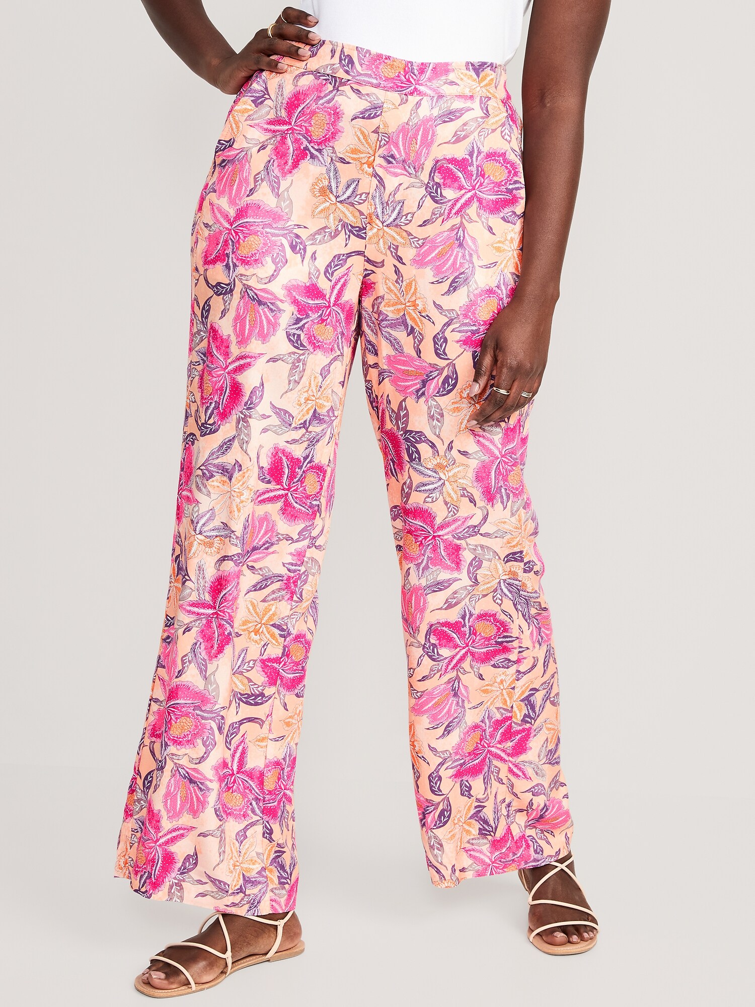 Pantalon extensible charismatique avec fentes en bas de jambes - bleu foncé