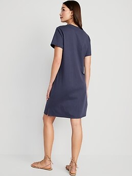 Tee shirt dress old hot sale navy