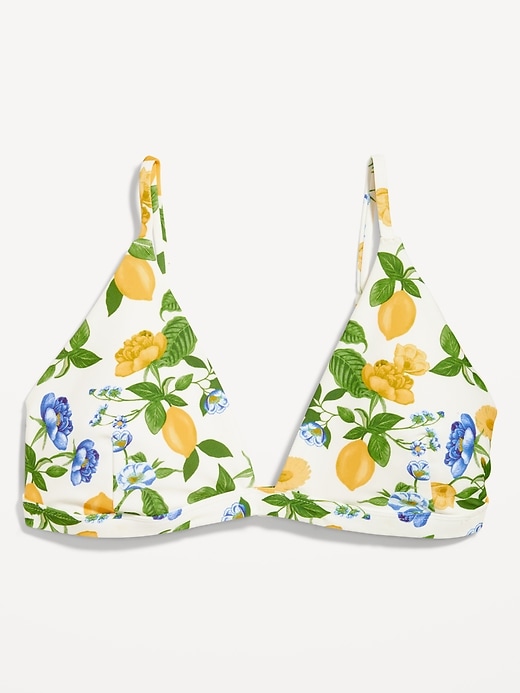 Image number 2 showing, Matching Printed Triangle Bikini Swim Top