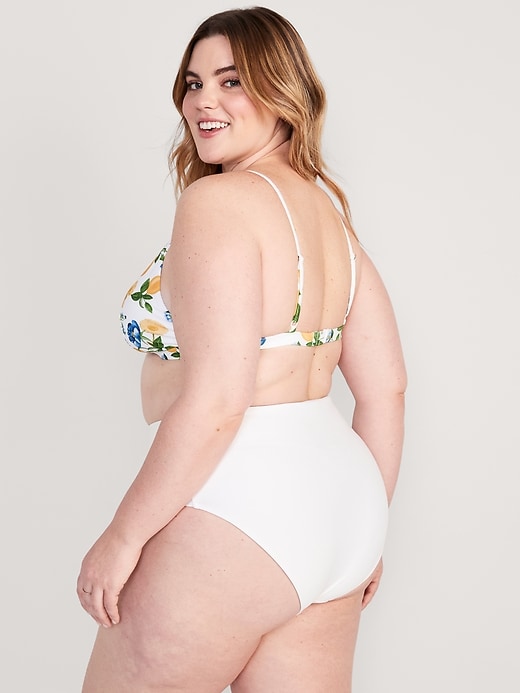 Image number 5 showing, Matching Printed Triangle Bikini Swim Top