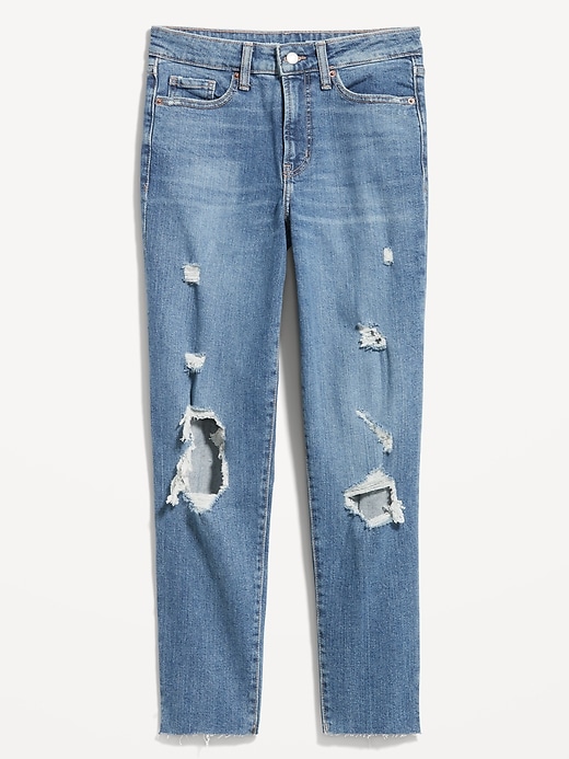 Image number 1 showing, High-Waisted OG Straight Ankle Jeans