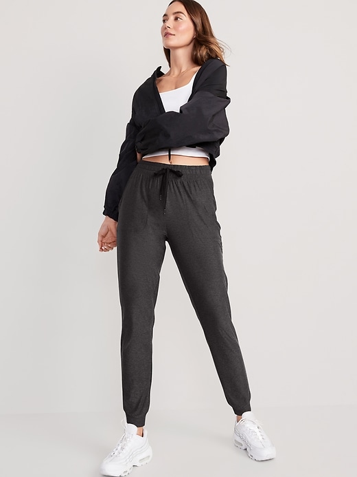 Image number 3 showing, High-Waisted CloudMotion Ankle Jogger Pants