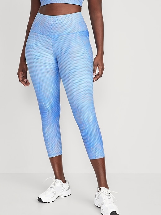 Image number 5 showing, High-Waisted PowerSoft Crop Leggings for Women