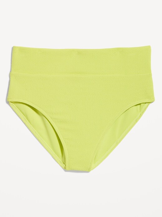 Old Navy High-Waisted Pucker Classic Bikini Swim Bottoms for Women