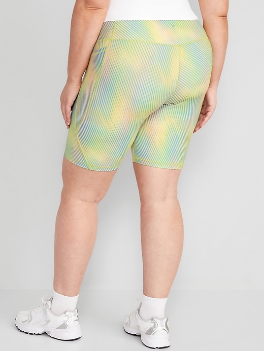 Image number 8 showing, High-Waisted PowerSoft Biker Shorts -- 8-inch inseam