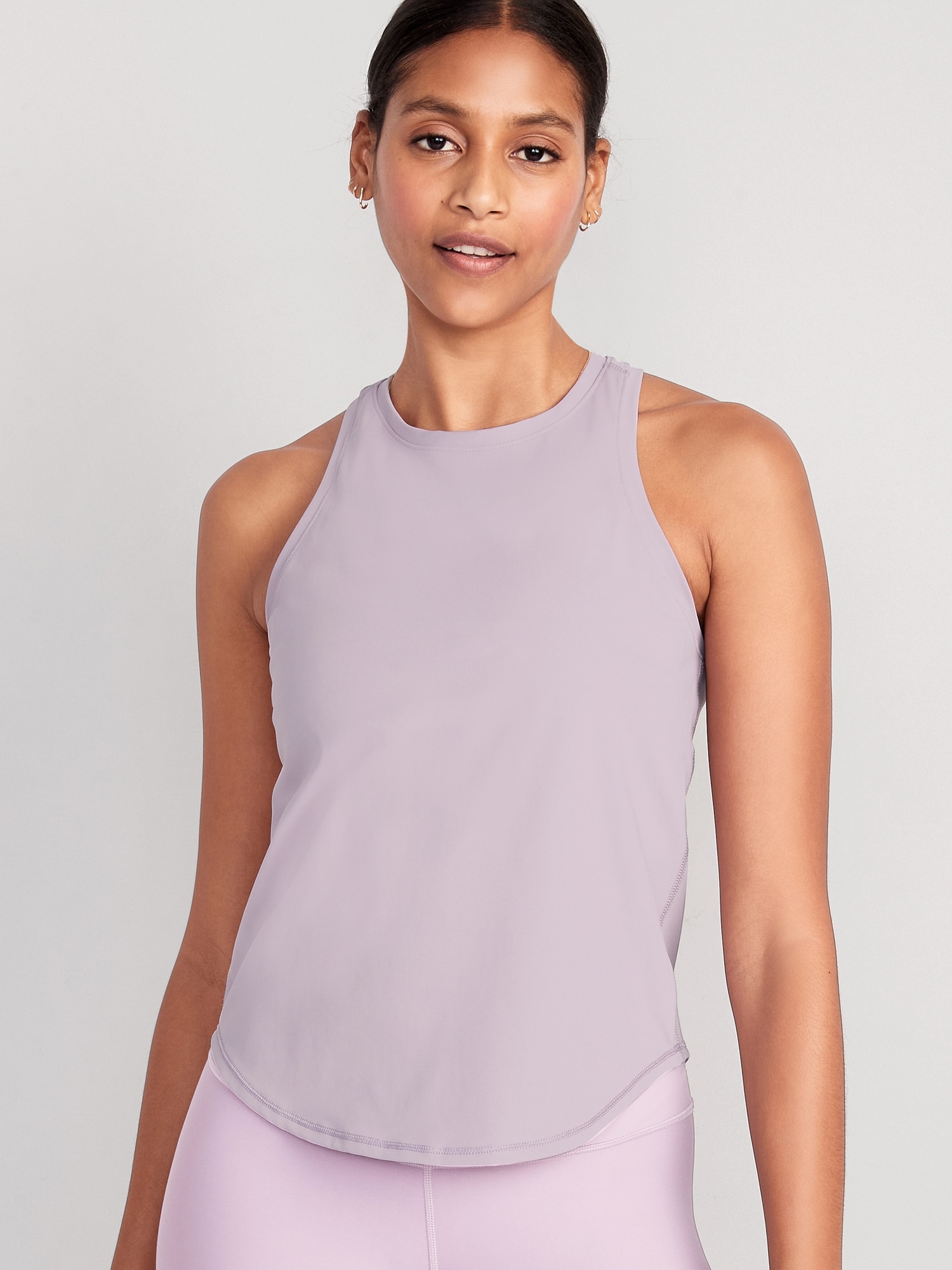 Old Navy PowerSoft Racerback Tank Top for Women purple. 1