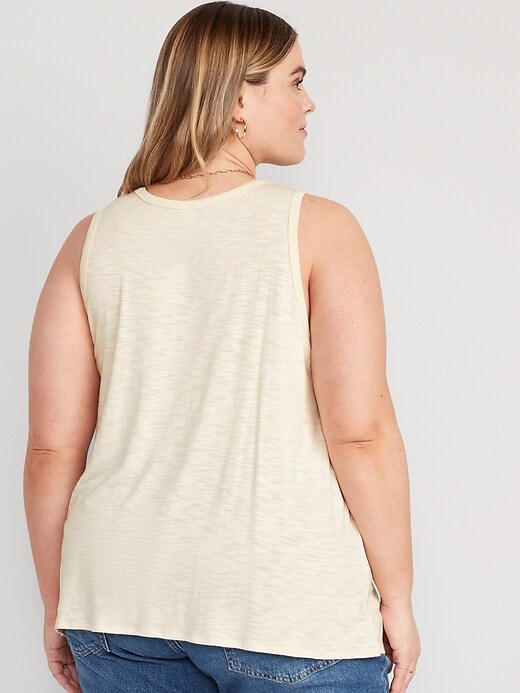 Image number 8 showing, Luxe Slub-Knit Tank Top