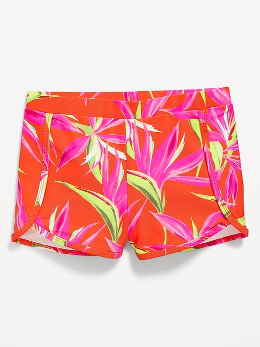 View large product image 1 of 1. Dolphin-Hem Swim Shorts for Girls