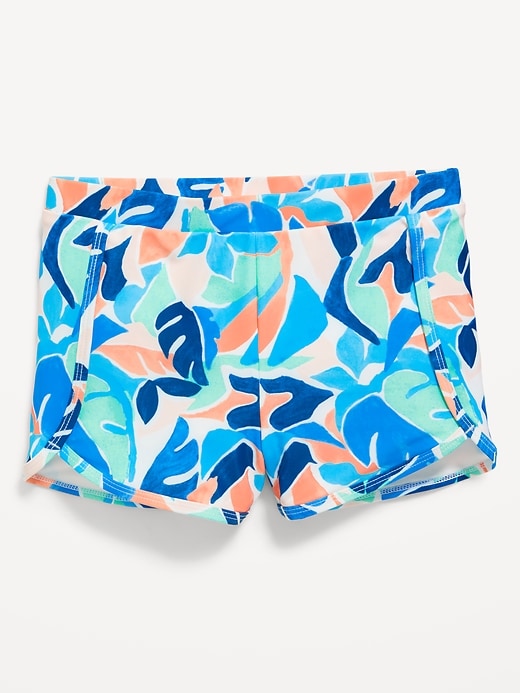 View large product image 1 of 2. Dolphin-Hem Swim Shorts for Girls