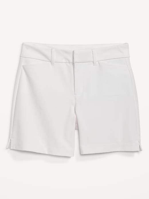 Image number 4 showing, High-Waisted Pixie Trouser Shorts -- 5-inch inseam