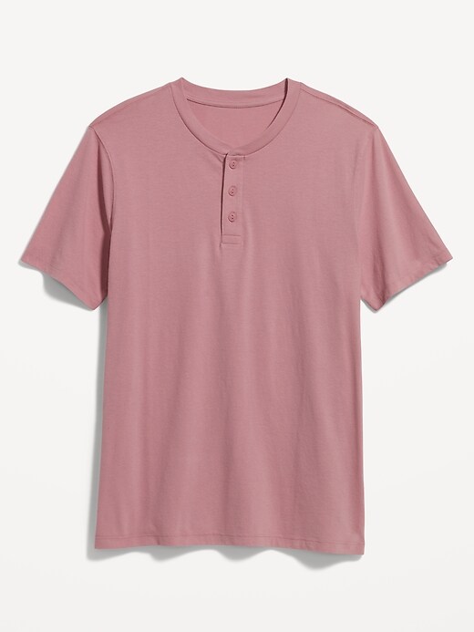 SHORT SLEEVE HENLEY IN DUSTY PINK – Weatherproof® Vintage