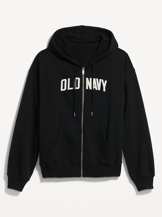 Image number 4 showing, Slouchy Logo Graphic Zip Hoodie