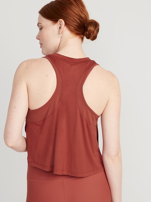 Image number 2 showing, UltraLite Sleeveless Cropped Top