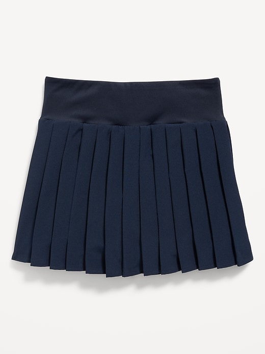 High-Waisted Pleated Performance Skort for Girls