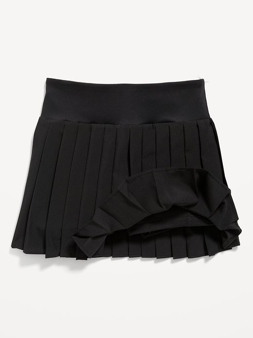 High-Waisted Pleated Performance Skort for Girls