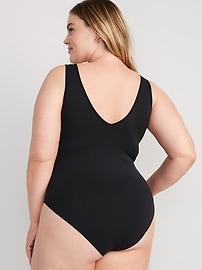 L'image numéro 7 présente Justaucorps à bretelles fines sans coutures