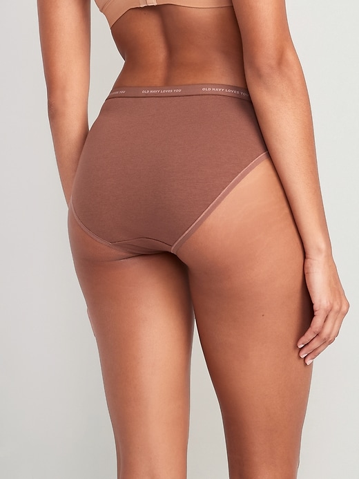 L'image numéro 2 présente Culotte bikini à taille haute