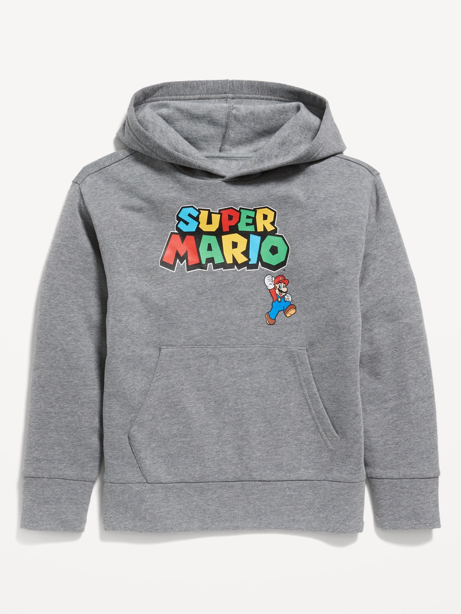 Gender-Neutral Licensed Pop-Culture Pullover Hoodie for Kids | Old