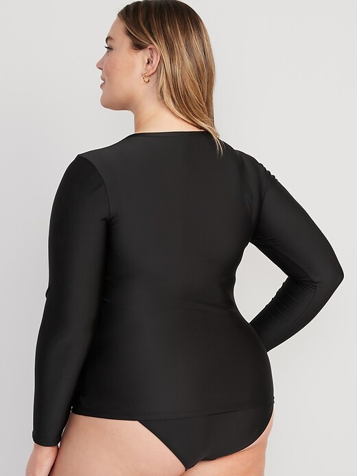 Long-Sleeve Rashguard Swim Top Old Navy