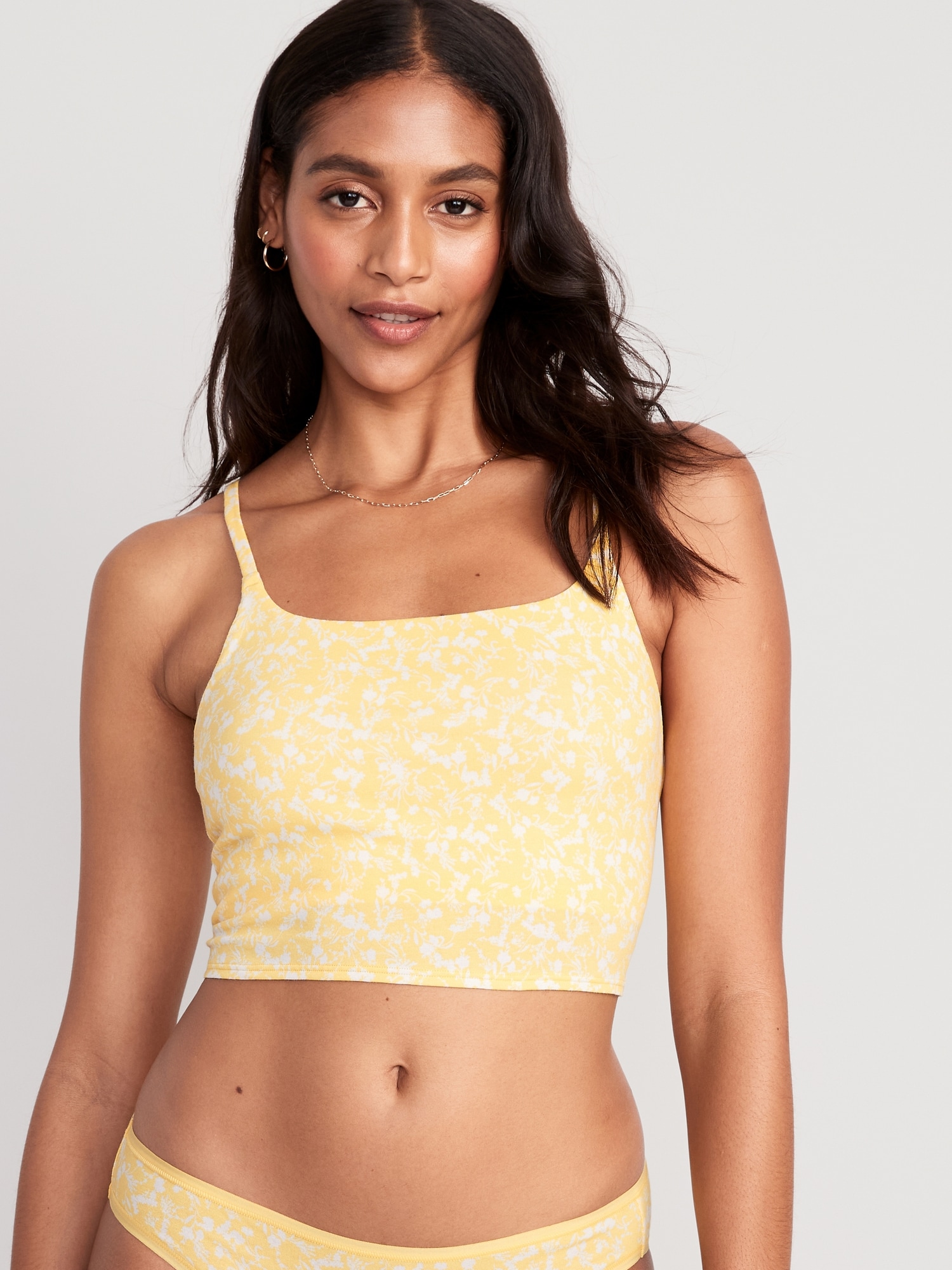 Old Navy Scoop-Neck Brami Top yellow. 1