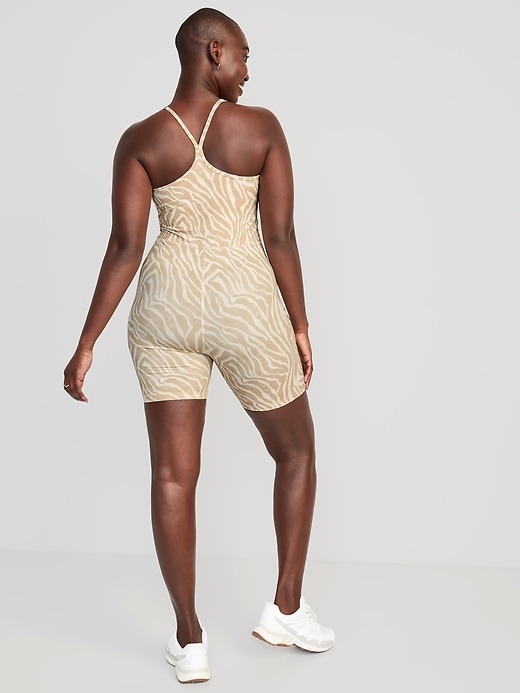 Image number 6 showing, PowerChill Racerback Bodysuit -- 6-inch inseam