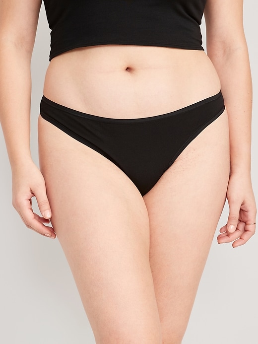 Image number 5 showing, Low-Rise Everyday Cotton Thong